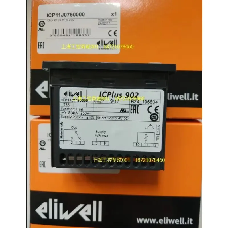 ELIWELL Thermostat IC902, ICPlus902, 230V, NTC/PTC/PT100 Thermostat