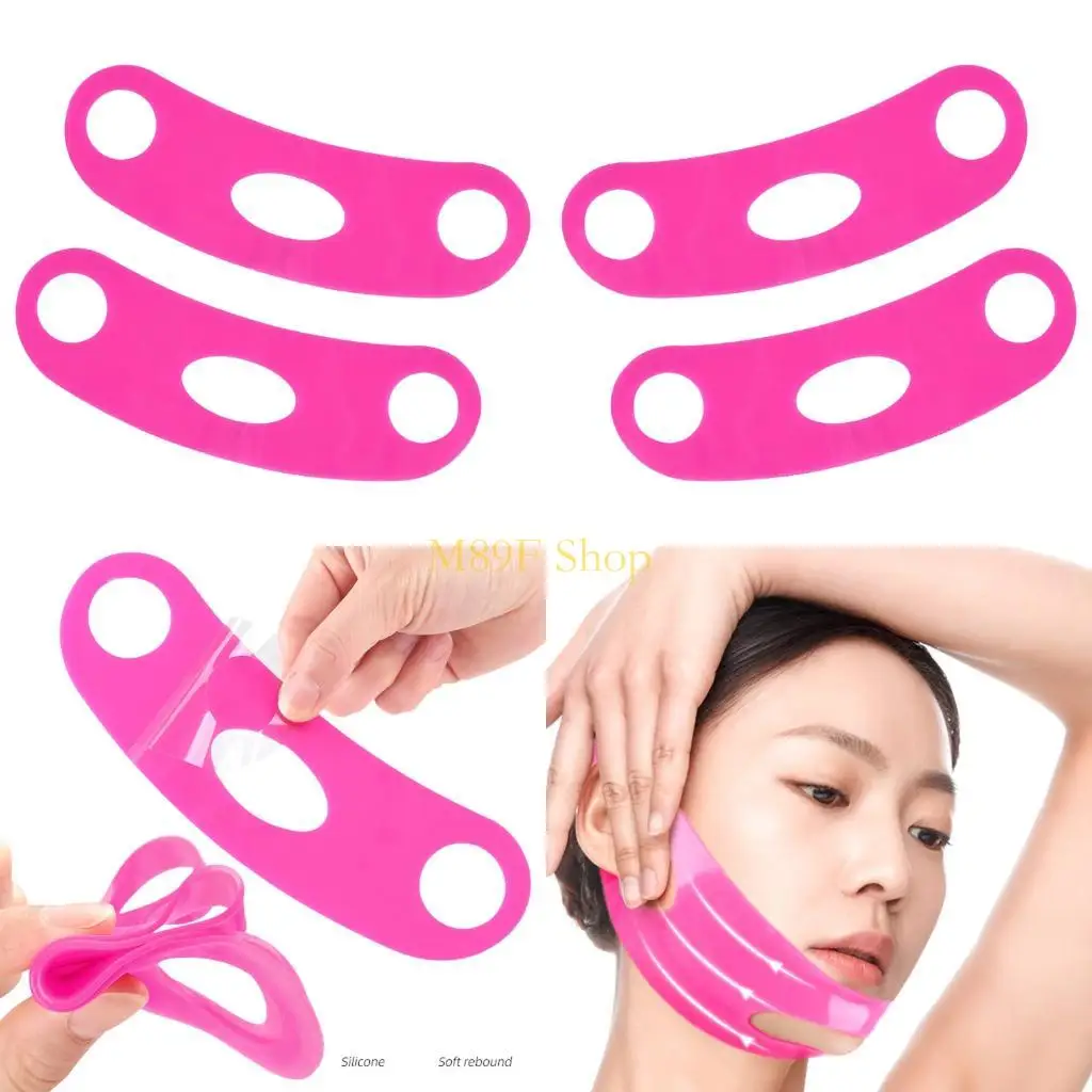 M89F V Lines Mask Double Chins Reducer Face Lifting Belts V Slimming Face Mask