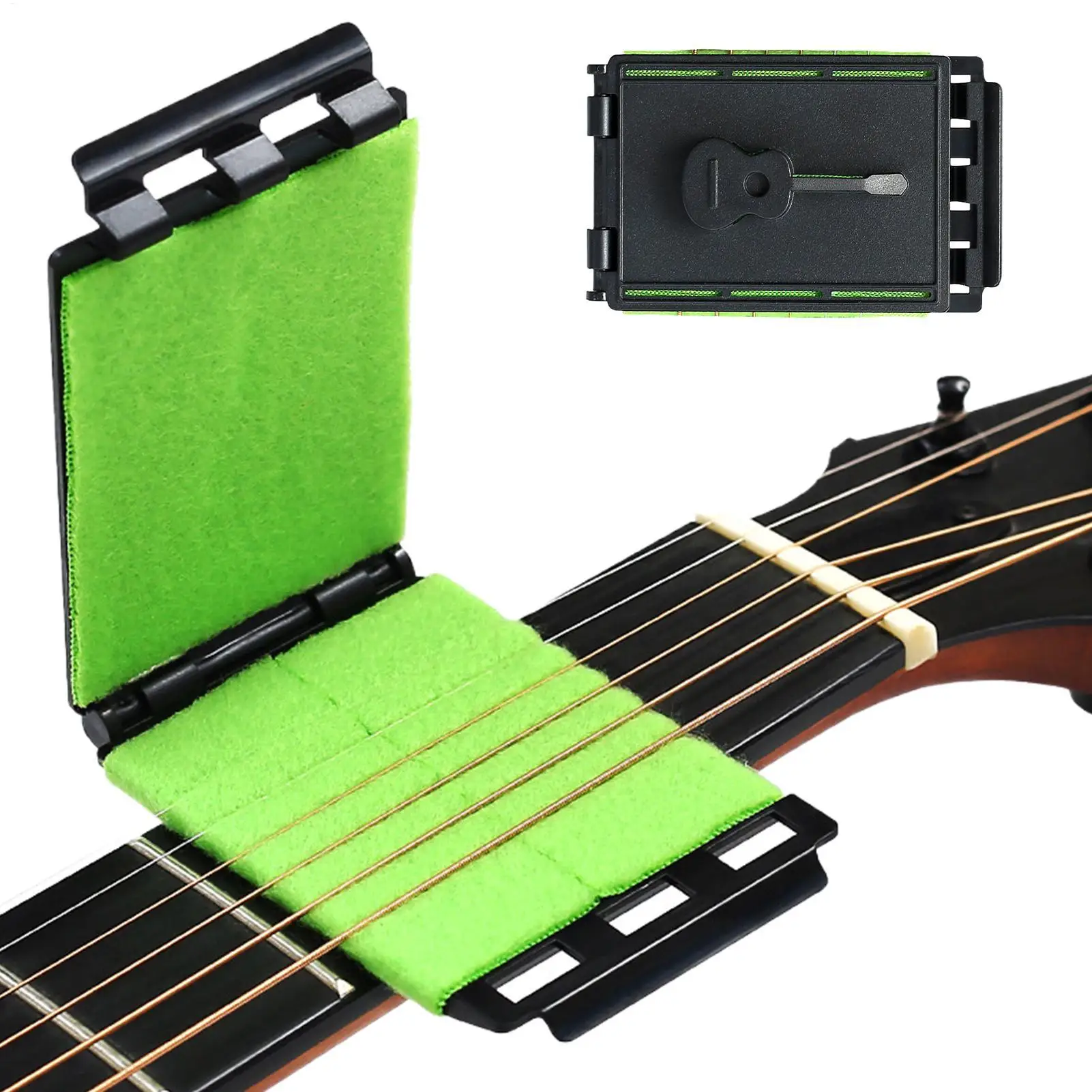 Pano Limpador de Cordas de Guitarra, Pano para Escala, Ferramenta de Manutenção de Guitarra, Acessórios para Cuidados com Instrumentos Musicais para Guitarra, Baixo e Bandolim