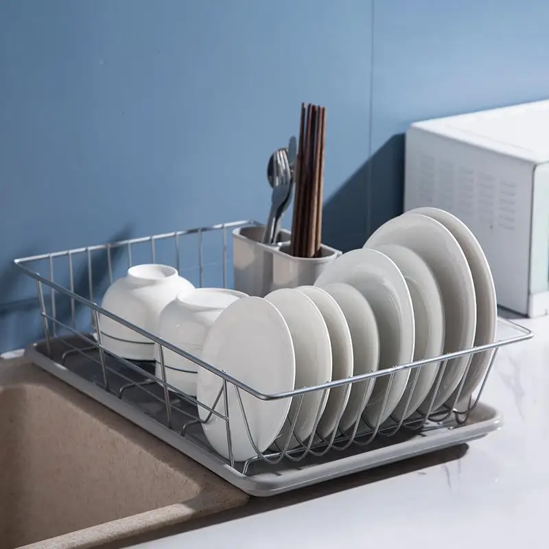 

Kitchen Drain Rack Dishwasher Bowl Drying Stand Home Use Bowl Slot Water Bowl Storage Rack Dishware Filter Plastic Material