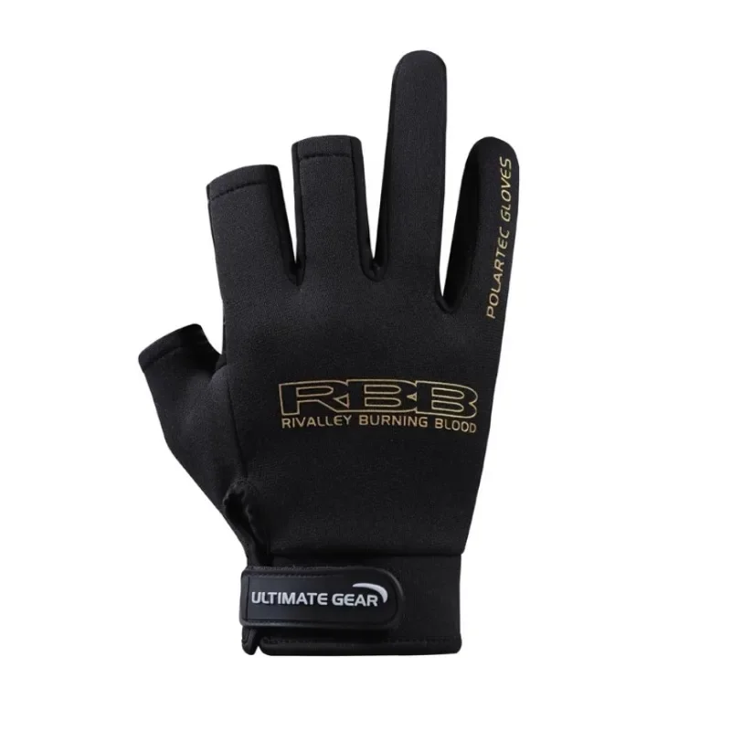 RBB-Windproof and Waterproof Fishing Gloves, Three Finger, All Finger, Imported Fabric, Anti Slip Glove, Brand Winter