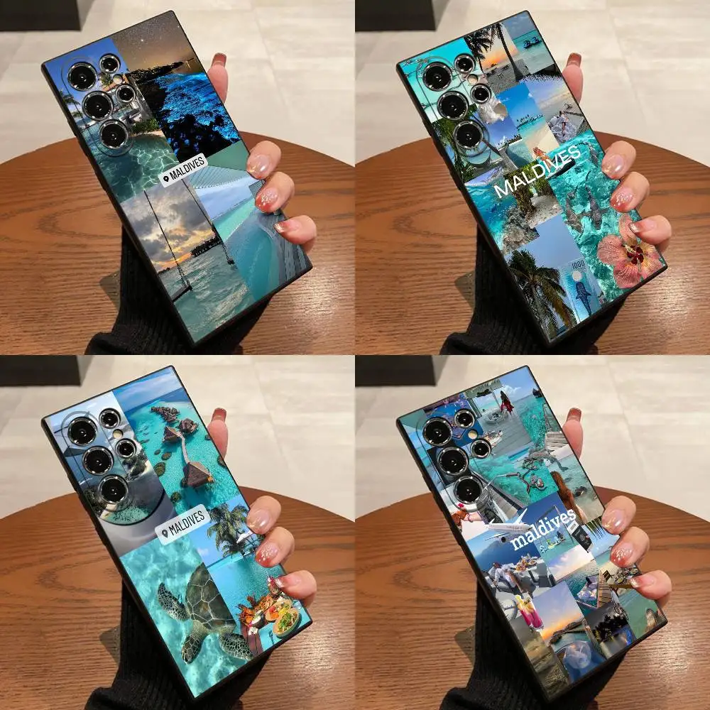 

Maldives Ocean Sea Beach Phone Case For Samsung S25,S24,S21,S22,S23,S30,Ultra,S20,Plus,Fe,Lite,5G Black Box
