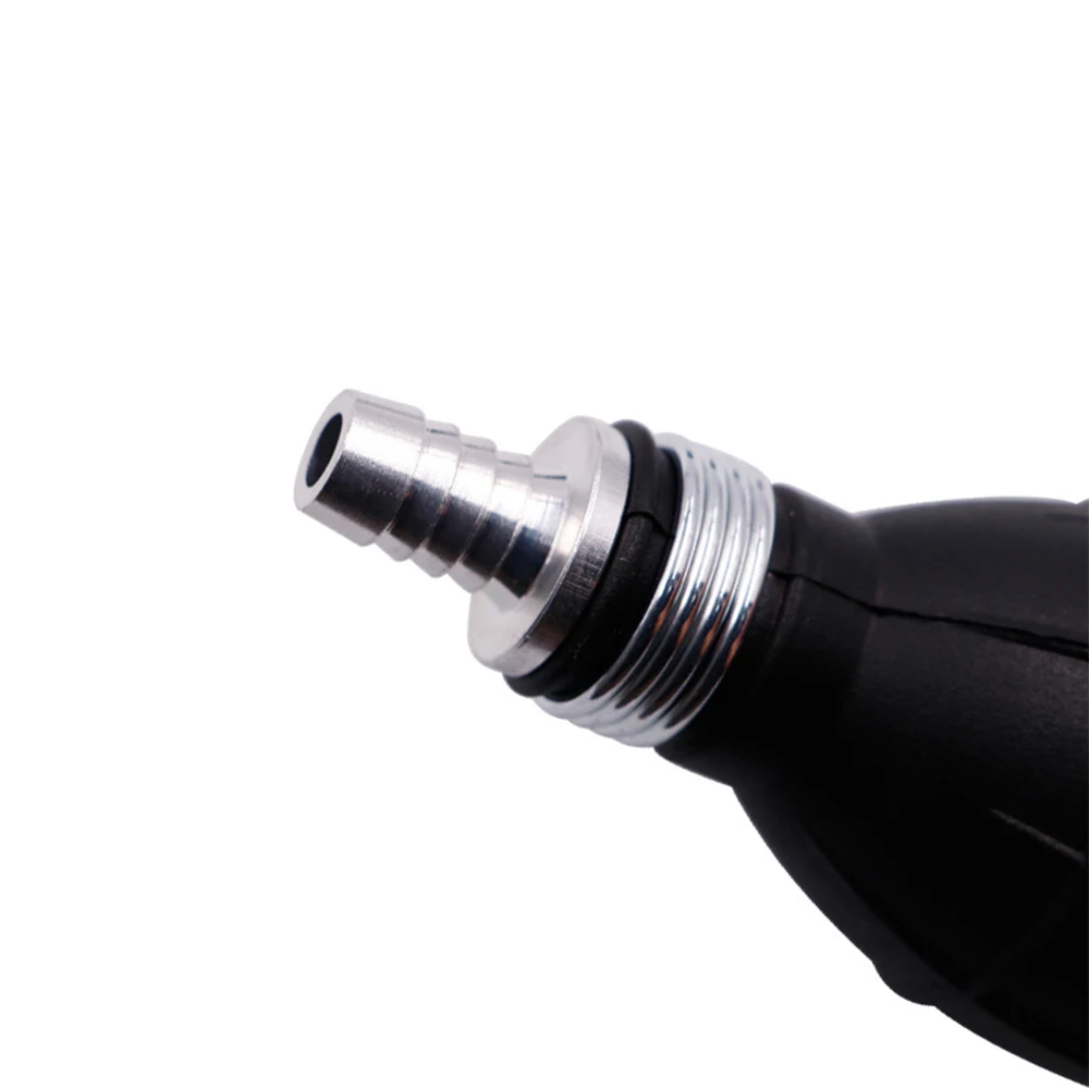 6 8 10 12 mm Manual Fuel Pump Pipeline, Rubber Aluminum Manual Fuel Primer Bulb Diesel Gasoline Delivery Pump Automobile Ship