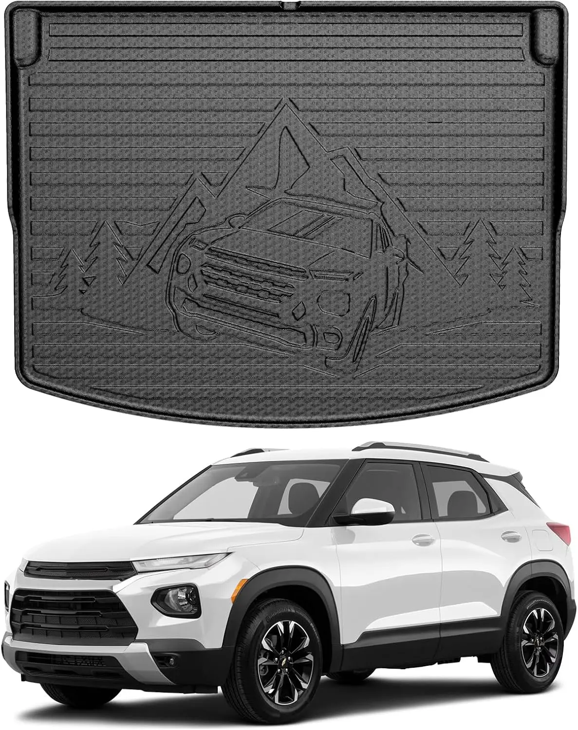 

Custom Cargo Liner for Chevy Trailblazer 2021-2026, AWD & FWD Compatible, Upper Deck Fit Trunk Mat
