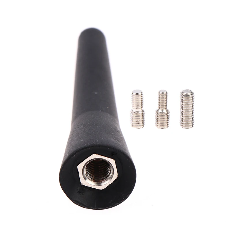 For FM/AM Inputs M4 M5 M6 2.5 " Car Antenna Radio Accessories Short Stubby Antenna Mast Radio Signal Aerial Automobile Parts