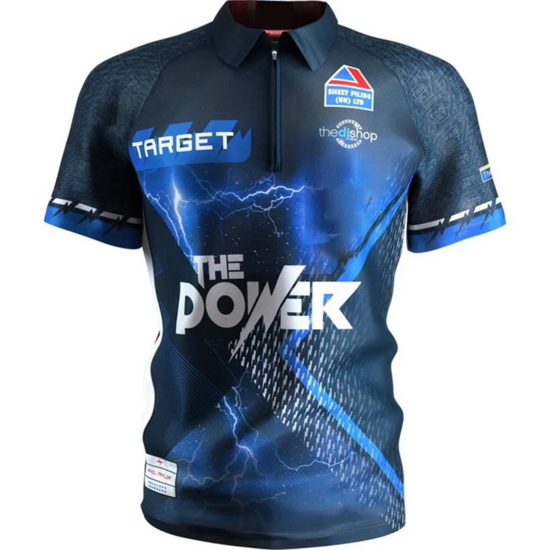 2026 Target Raymond van Barneveld Dartshirt Official dart competition jersey Summer Sports Men's T-Shirt Children's Clothing Tee
