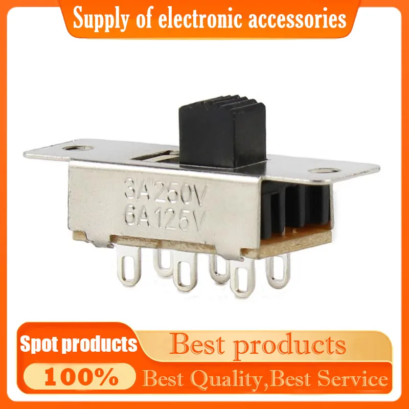 SS-22L05G5 Double-row 6-pin 2-stop handle height 5mm Toggle switch 2P2T Micro small switch