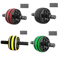 Ab Wheel Roller Workout Roller Wheel With Knee Abdominal Exercise Equipment For Home Gym Training Core Muscles Easy Install