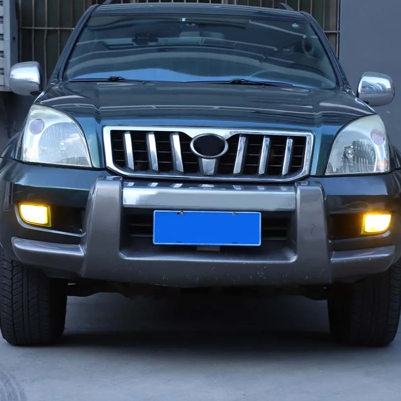 

Gao Ruying For Toyota Land Cruiser Prado 150 LC150 2003-09 PVC Yellow Car Front Fog Light Sticker Protector Film Car Accessories