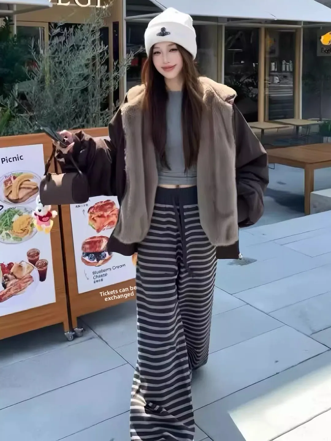 

Double-Sided Wearable Thiened Hooded Fce Lined Cotton Jaet Men Women Winter Parka Coat Lazy Sle Casual Long Sve Z...