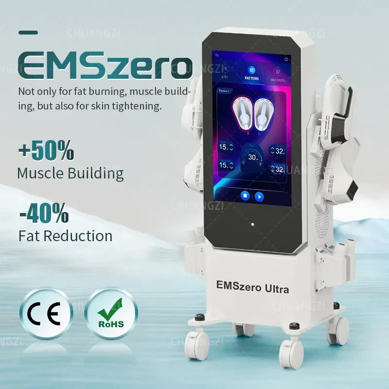 New Upgrade EMSzero Body Sculpting Machine 5 Handle Electromagnetic Building Muscle Sculpty Lose Weight Mahine