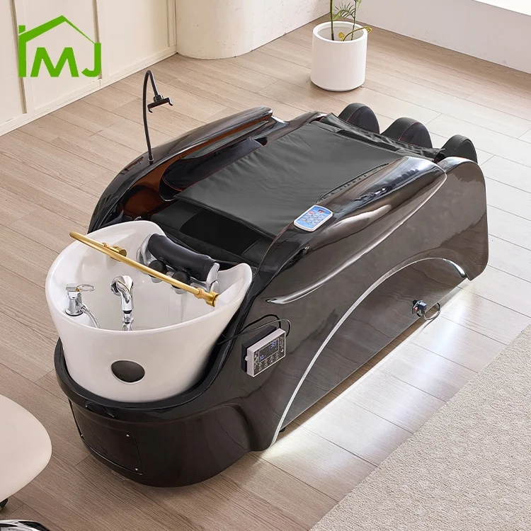 

Luxury Salon Facial Treatment Thai Shampoo Chair Electric Massage Head Spa Bed