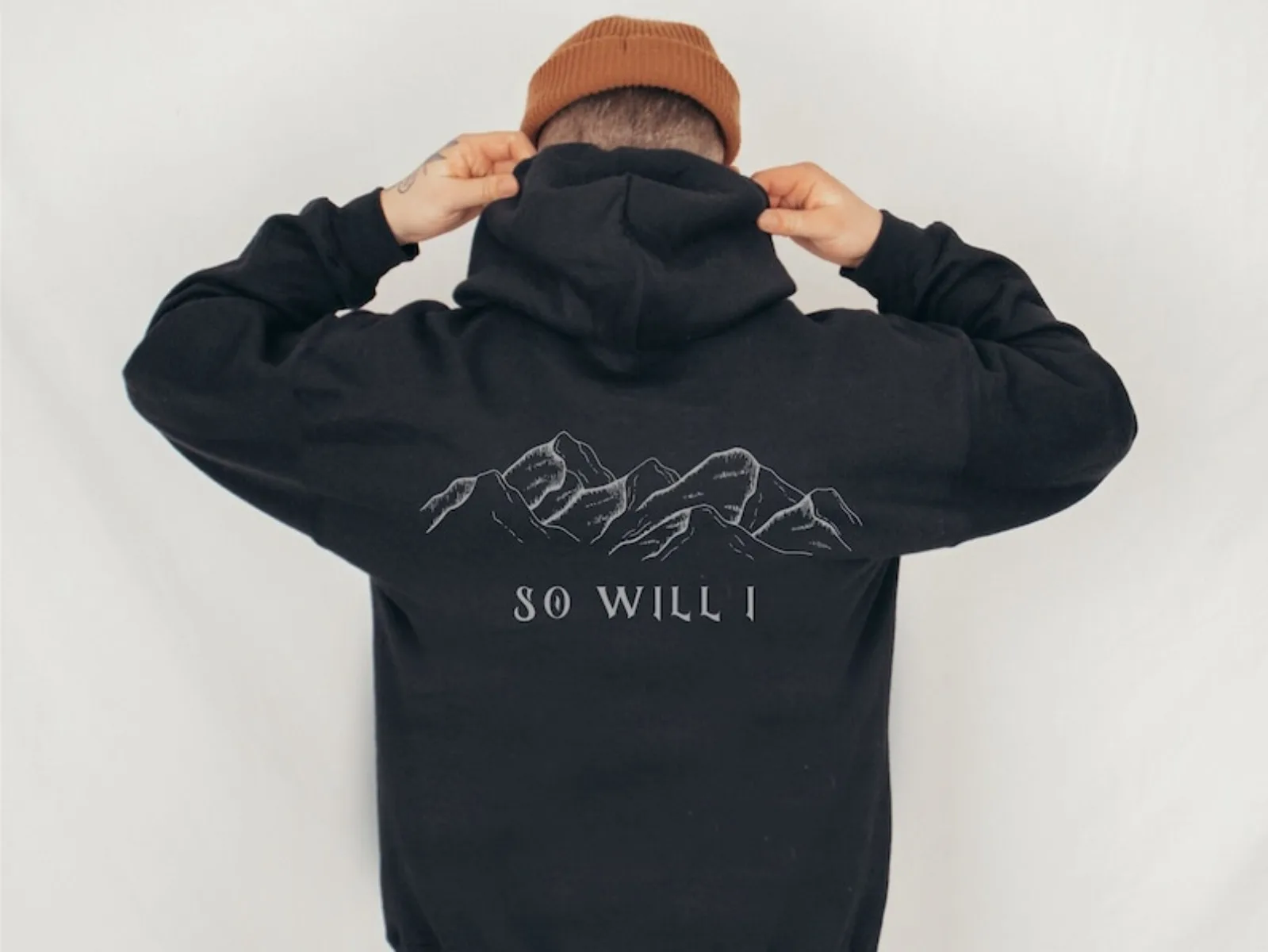 سويت شيرت بقلنسوة مطبوع عليه ملابس كريستيان ستريتوير كاجوال للرجال مع سماكة رياضية وهدية عطلة قطيفة #1