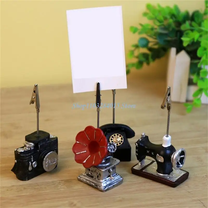 R6FF Antique Fashion Rosin Note Owner Dense Plan Secure Photo Note Grip