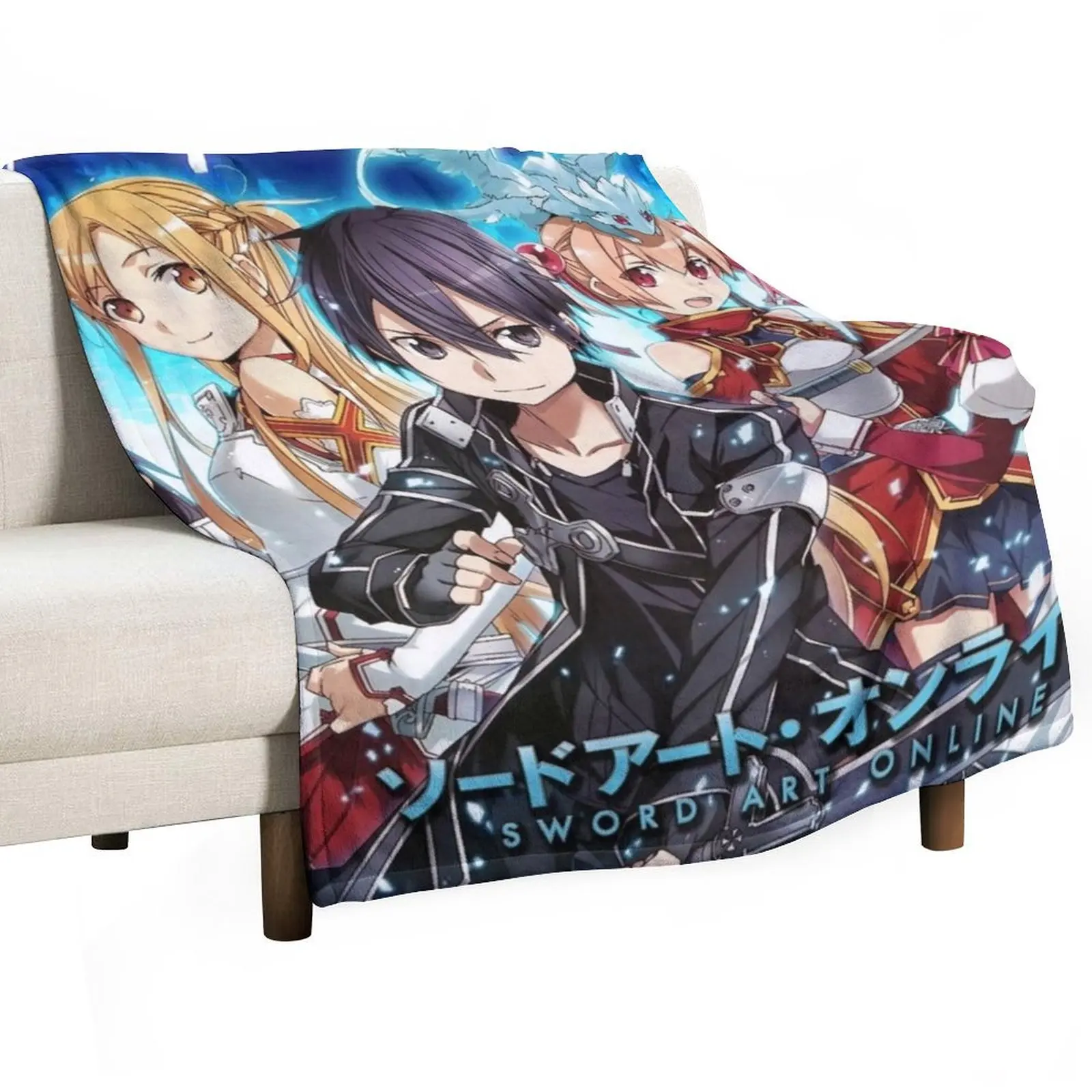 Sword Art Online 24 manta saco de dormir para bebé fundas de cama mantas pesadas