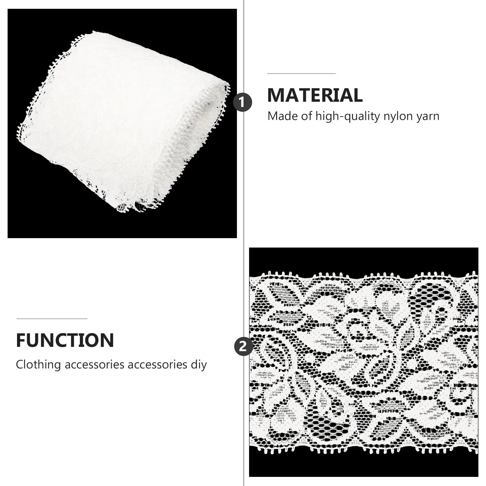 

Lace Trim 3 Colors 1Cm Width Elastic Diy Sewing Craft Decor For Skirt Hemline Underwear Garment Accessories