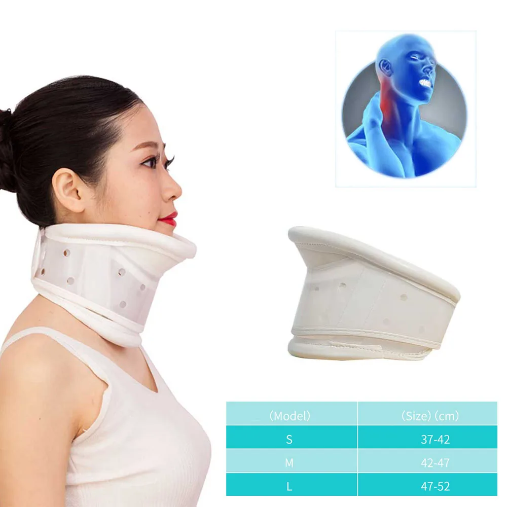 Neck Support Pain Bone Care Medical Cervical Neck Brace Collar with Chin Support Cervical Spine Protector Correction Bracket
