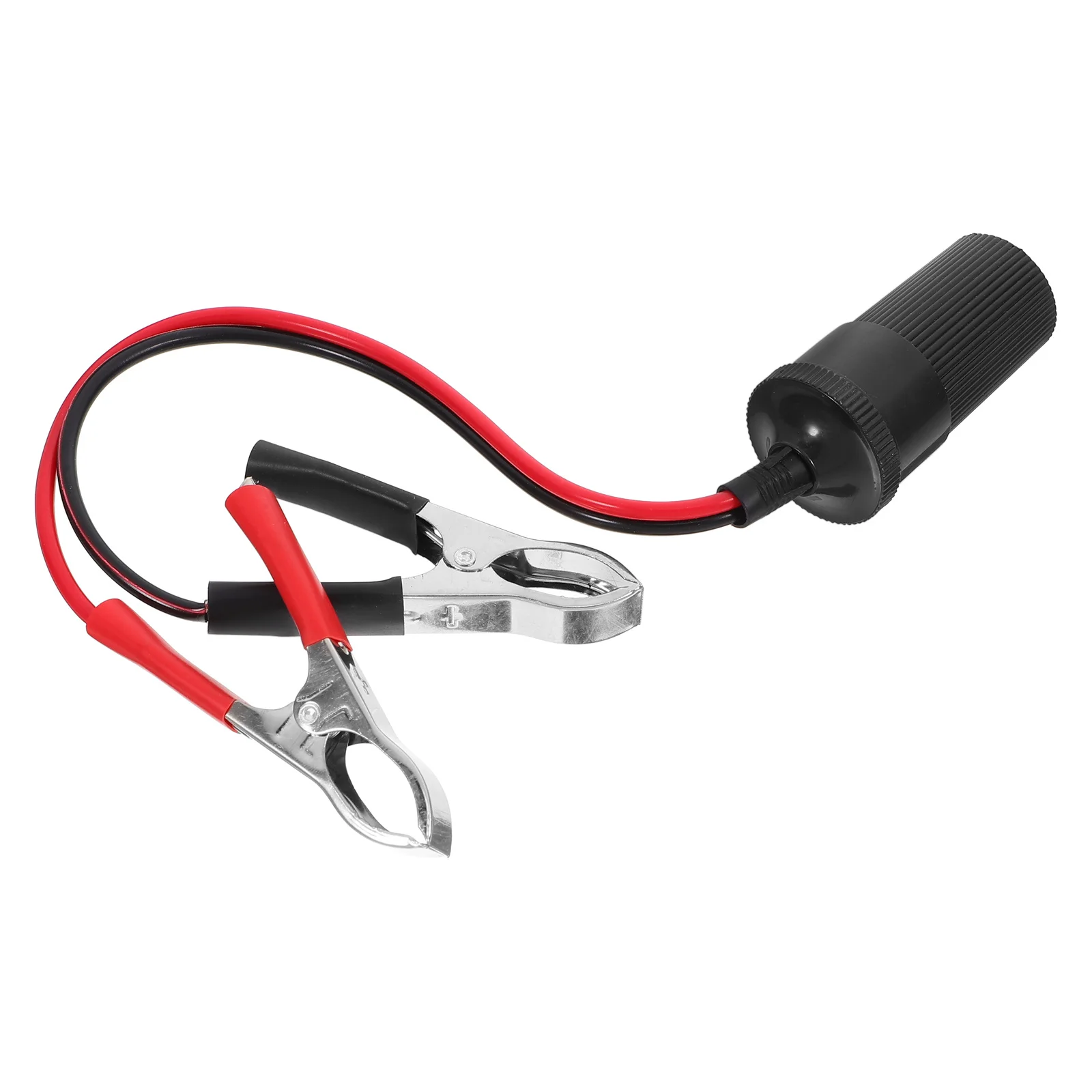 

Car Alligator Clip on Terminals Ergonomic Sturdy Auto Cigarette Lighter Socket Cable Clamps Lightweight Car