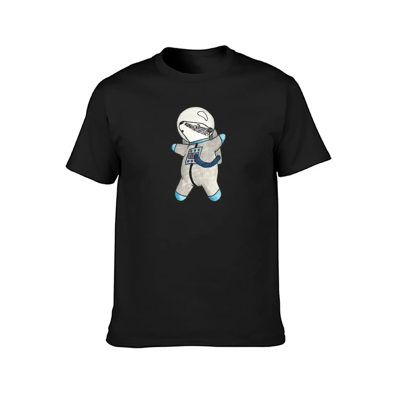 Spaceman Badger |Woodland Astronaut T-Shirt vintage t shirts vintage graphic tee cheap stuff Men's t-shirt