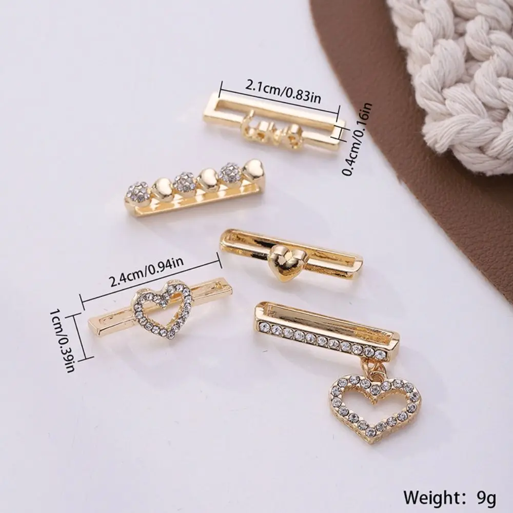 New Metal Watch Band Ornament Diamond Brooch Decorative Ring Decorative Nail Strap Accessories