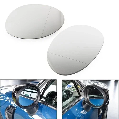 Heated Rearview Mirror Glass Left Right For Mini Cooper F55 F56 2014-2020 Blue White 51167366039 51167366040