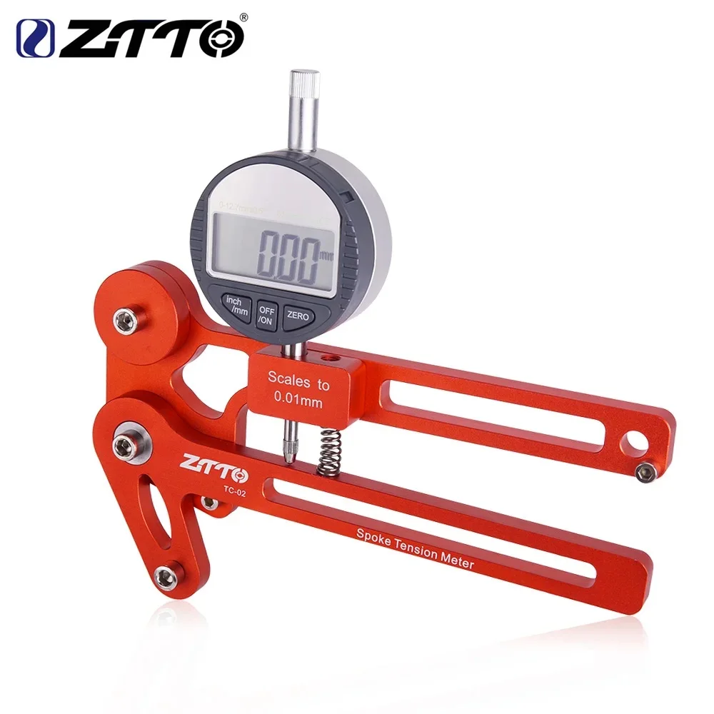 ZTTO Bicycle Spoke Tension Meter Wheel Radius Strength Checker Aero Round Rays Indicator Accurate TooI Included Manual TM-1 MTB