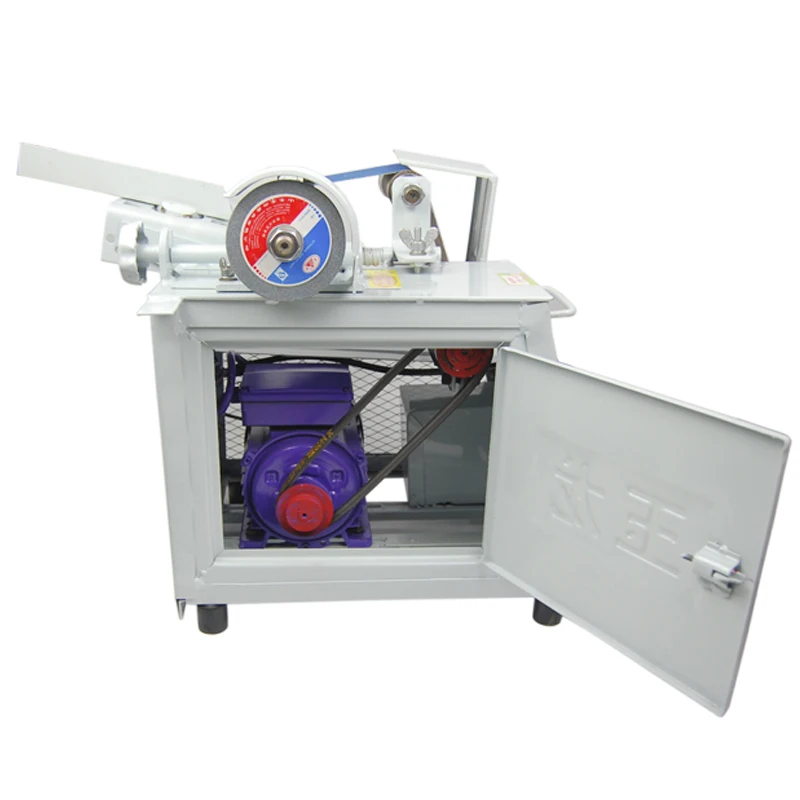 Stainless steel electric beveling machine,  steel pipe round pipe handrail grinding machine, Angle splicing machine
