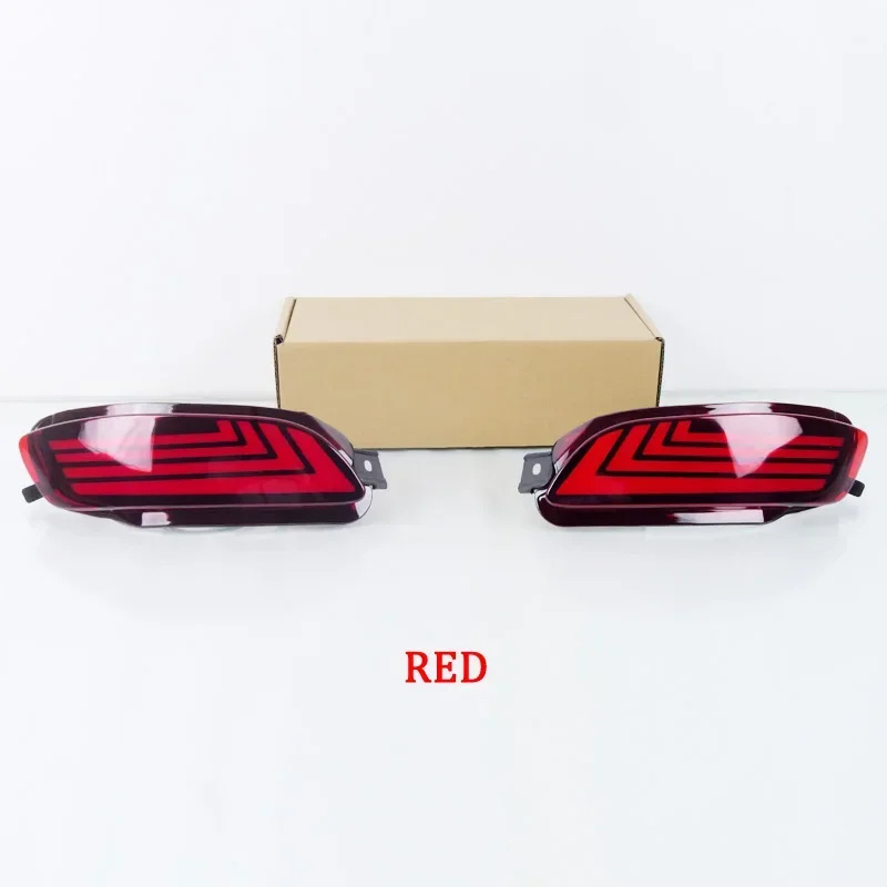 LED Rear Bumper Reflector Light For Lexus RX300 RX330 RX350 2003-2008 3-in-1 Functions Rear Running Light + Brake + Turn Signal