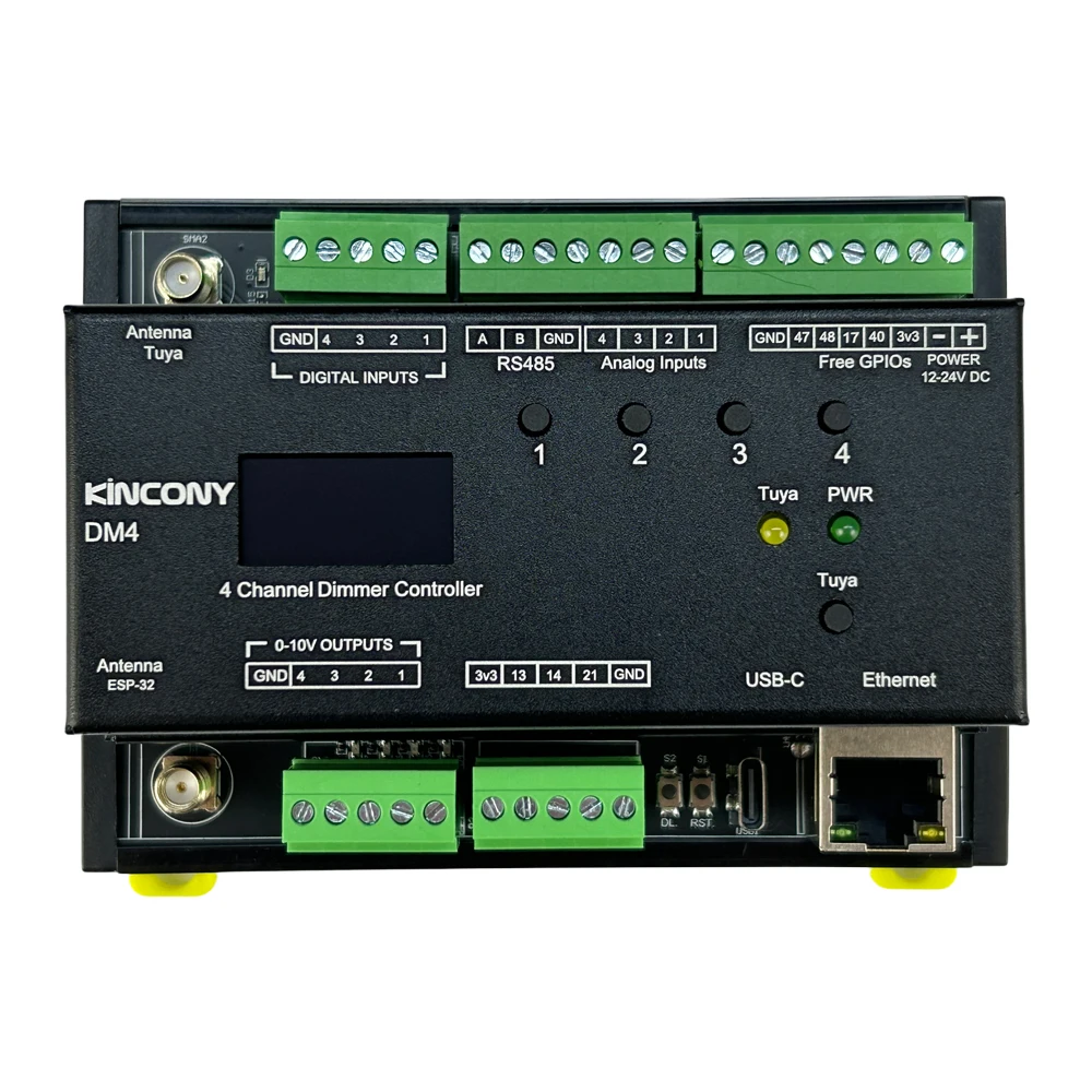 KinCony ESP32S3 4CH Smart Switch with APP Control---DM4