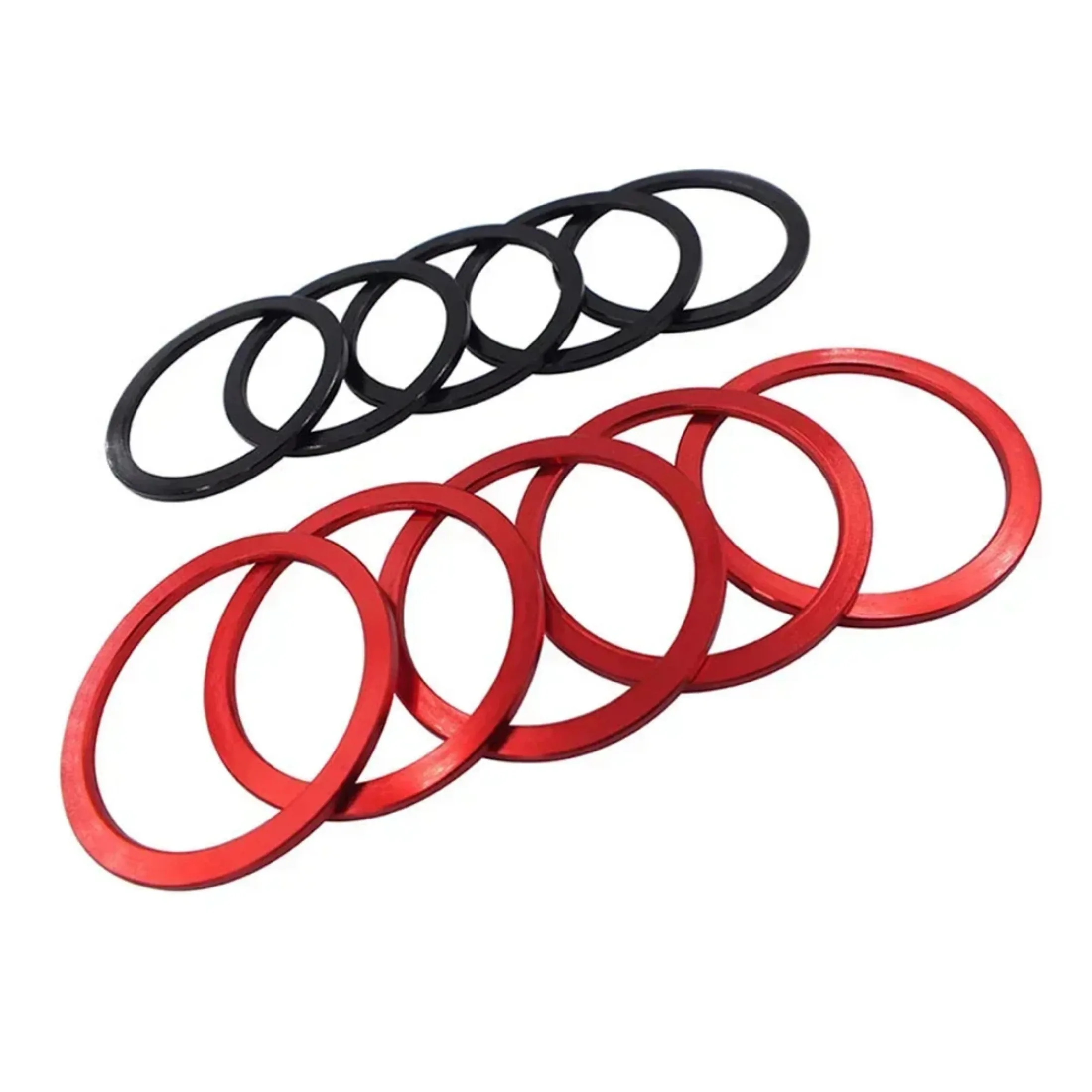 5 pcs Center Axle Washer Cassette Spacer 1/1.5/2/2.5/3mm Aluminum Alloy Bike Hub Washer Bottom Bracket High Quality Hot Sale