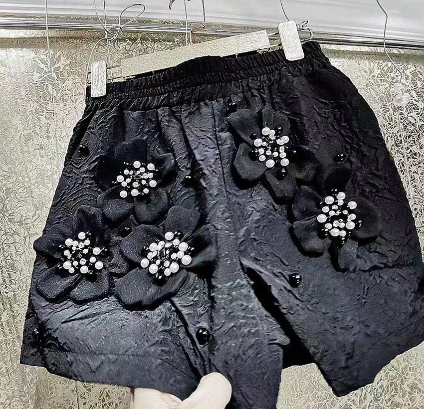 Luxury Pantalones Cortos Shorts Women 2024 Summer New In Black Hot Pant Woman Clothing High Street Y2k Shorts