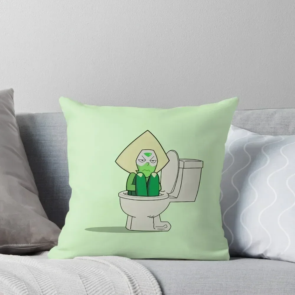 Steven Universe - Peridot In the Toilet Throw Pillow Pillow Case Christmas Christmas Cushion For Home pillow