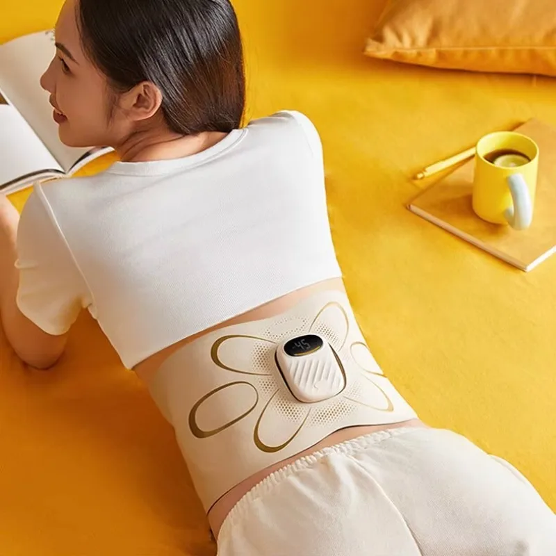 Women's Wireless Full Body Waist Trainer Smart Electric Abdominal Massager with Heating Function, Lose Weight and Burn Fat