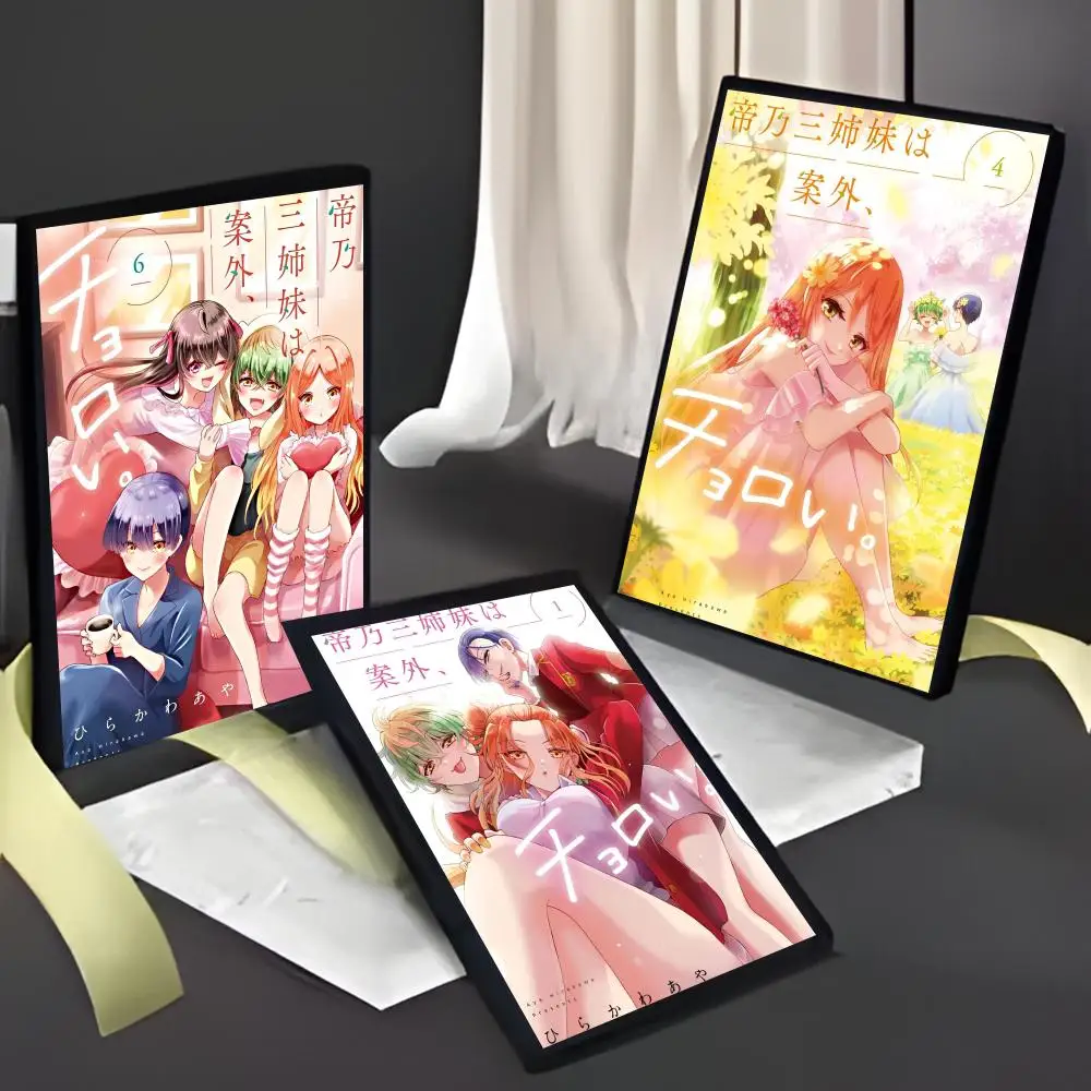 Hot Romantic Comedic Anime M-Mikadono Sisters Poster American Film Mural Home Childrens Room Wall Decor Print