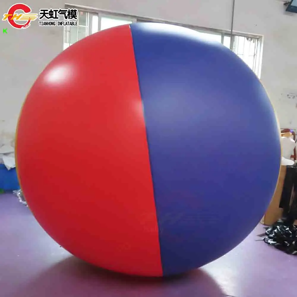 Spedizione veloce 1m/2m/3m Dia Pallone da spiaggia gonfiabile gigante Palloncini in PVC colorati per giocattoli da gioco sportivi di costruzione di squadre
