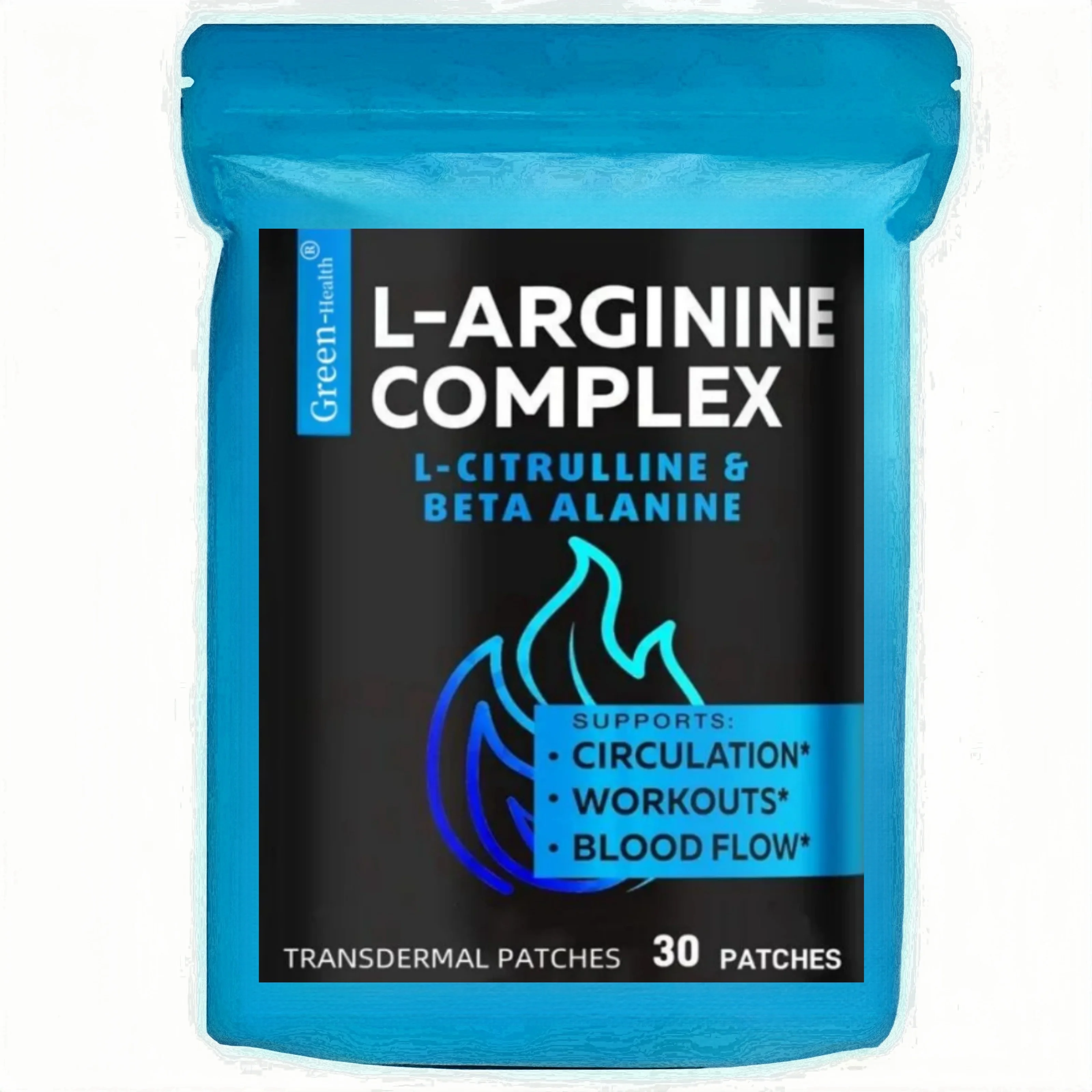 30 Patches L Arginine L Citrulline Complex Transdermal Patches Nitric Oxide For Men Booster