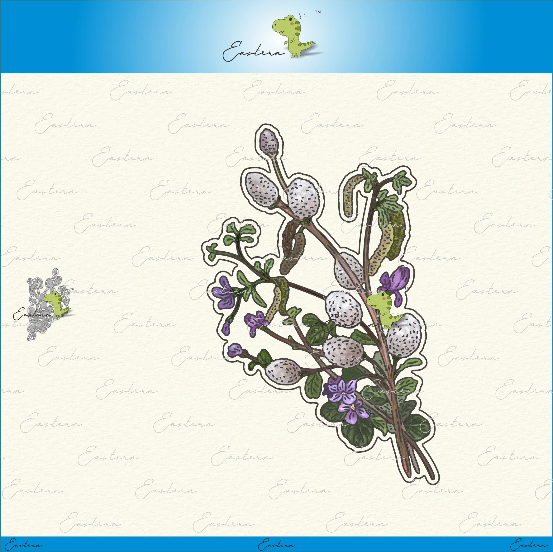Hickory Catkins metal cutting dies 2021 new diy  molds Scrapbooking Paper Making die cuts crafts