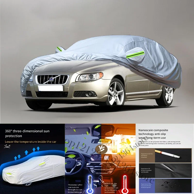 

For Volo V70 fit Outdoor Protection Full Car Covers Snow Cover Sunshade Waterproof Dustproof Exterior Car cover protection