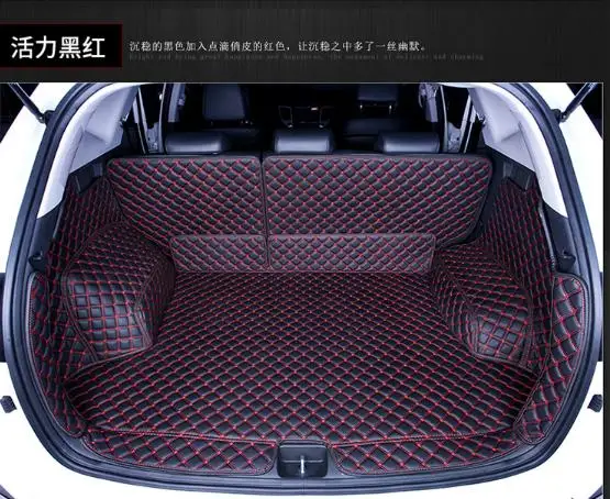 

Full-enclosed 3D car trunk mat modified boot mat For Hyundai Tucson 2015 2016 2017 2018 Car-covers