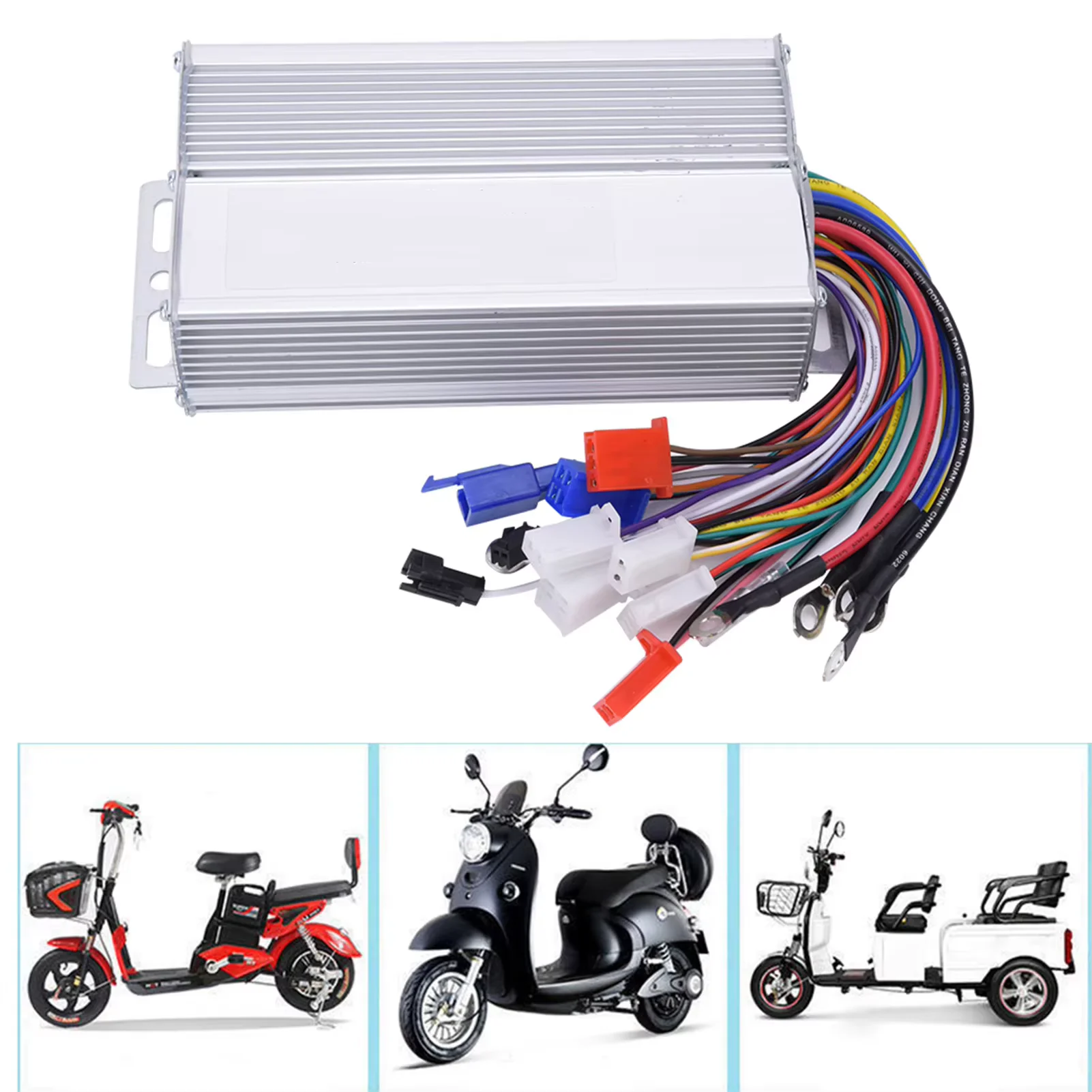350 واط 500 واط 600 واط 800 واط 48 فولت-64 فولت وحدة تحكم بدون فرش 18 Mosfet لمحرك BLDC/دراجة كهربائية/Ebike/دراجة ثلاثية العجلات/دراجة نارية استخدام متعدد الاستخدامات تسليم سريع 4-6 يوم الوصول