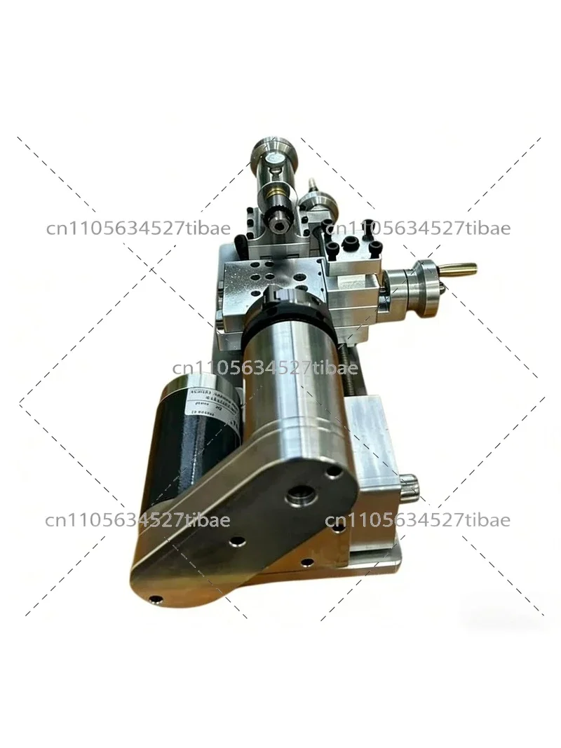 Mini Metal Lathe Bench Top Precision DIY Lathe for Watchmaking Model Woodworking