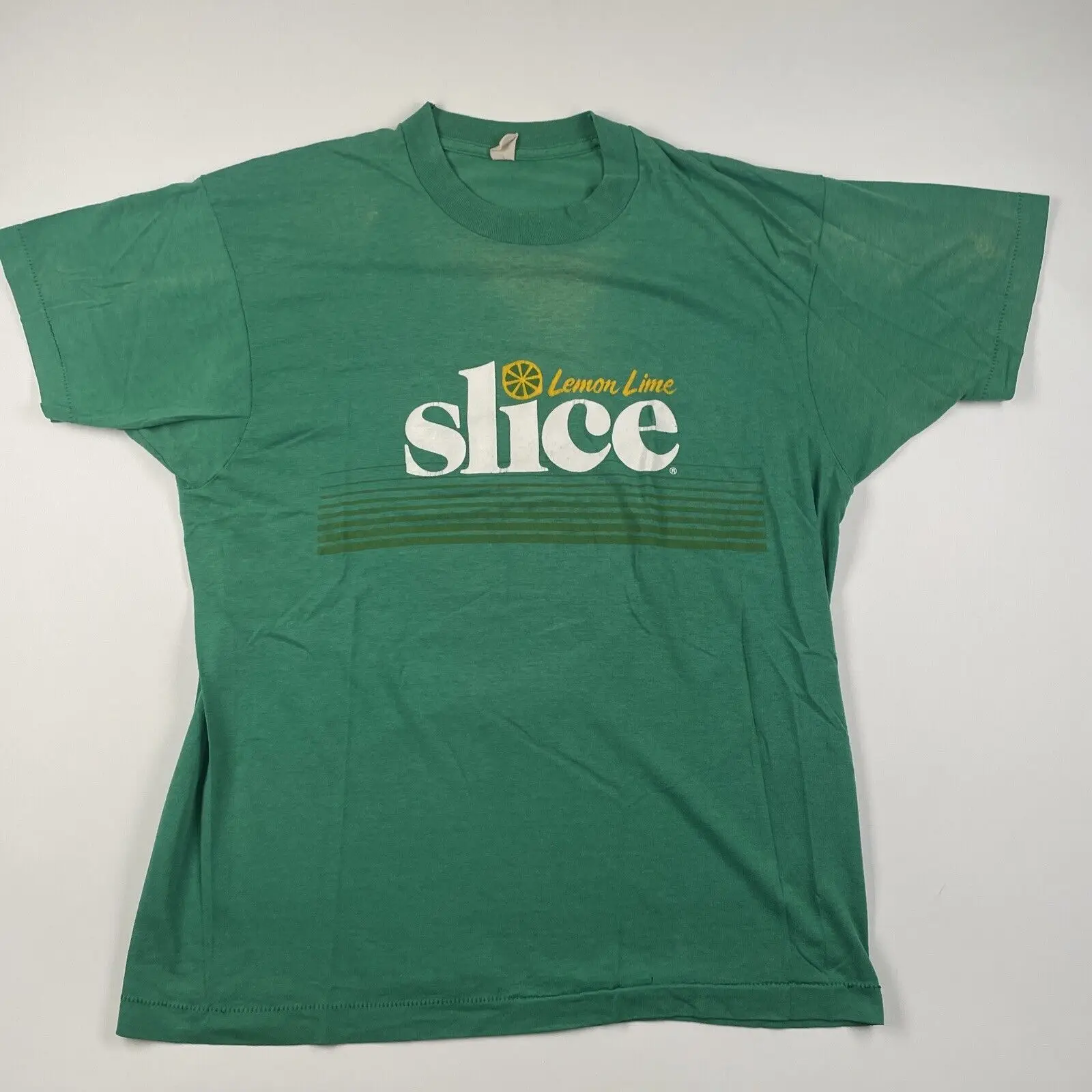 Vintage 80S Lemon Lime Slice T Shirt Size Large