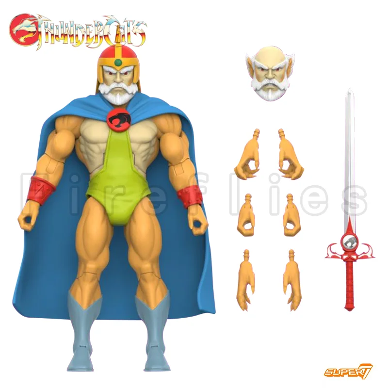 

7inches Super7 Thundercats Action Figure Ultimates Jaga Toy Recolor Version Anime Movie Model For Gift Free Shipping