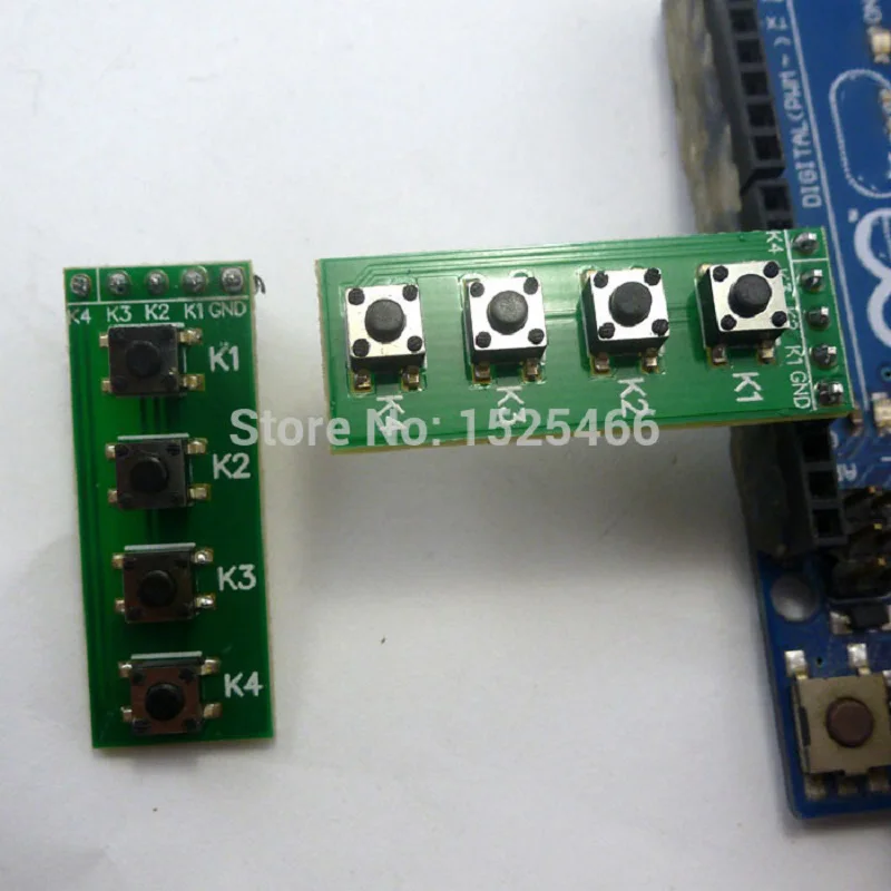 4 клавиши MCU клавиатура кнопка переключатель Матрица для UNO MEGA2560 DUE raspberry pi banana макетная плата FPGA CPLD STM32
