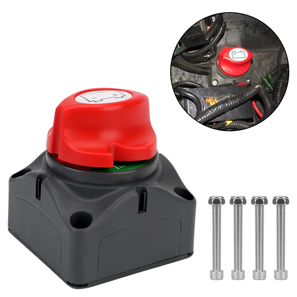 100A-300A Disconnect Rotary Switch Cut Battery Selector Isolator Car Accessories 12V-60V For Car Auto RV Marine Boat