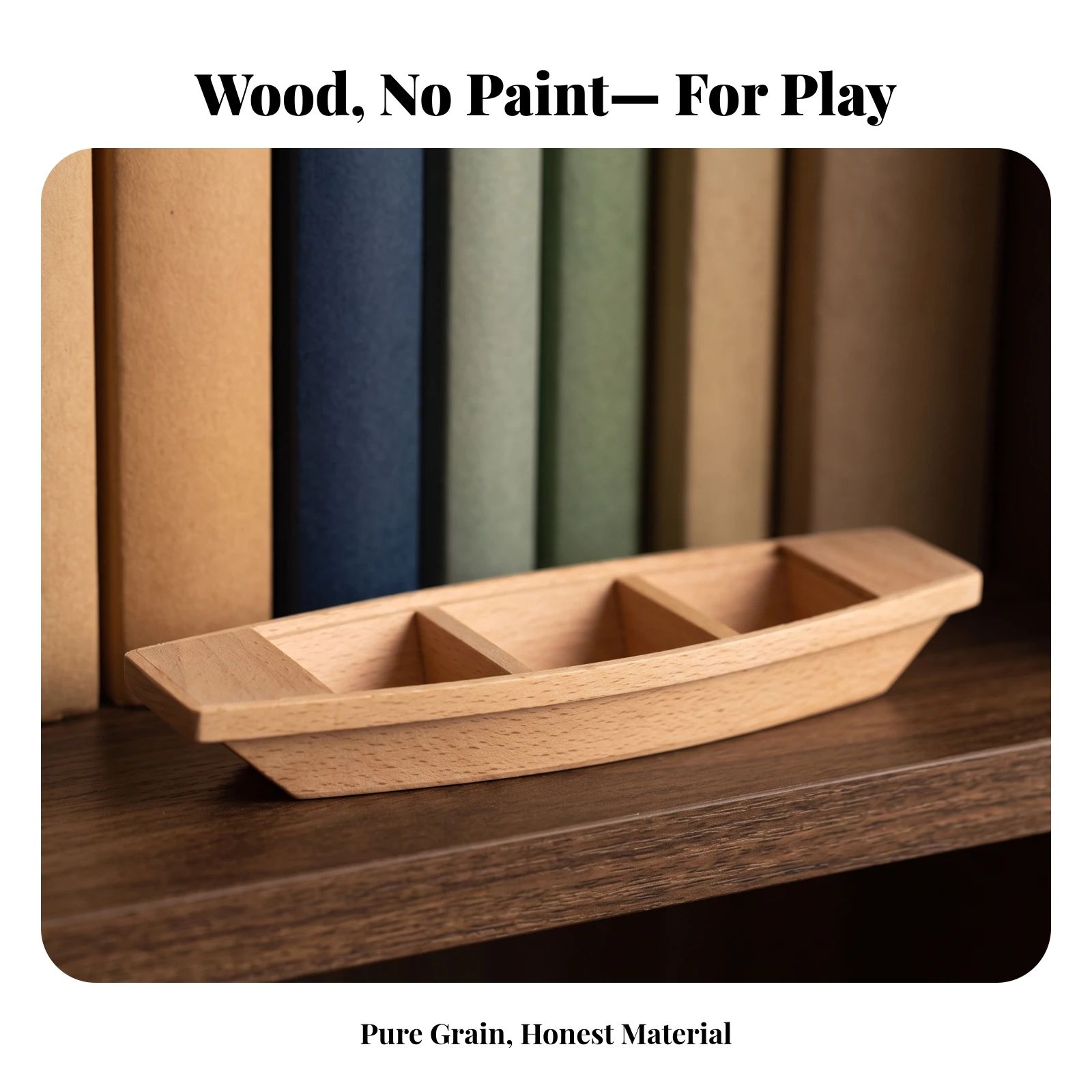 Wooden Boat Model Unfinished Miniature Boat Ornament Ocean-Themed for Crafters, Table Decor, Craft Styling