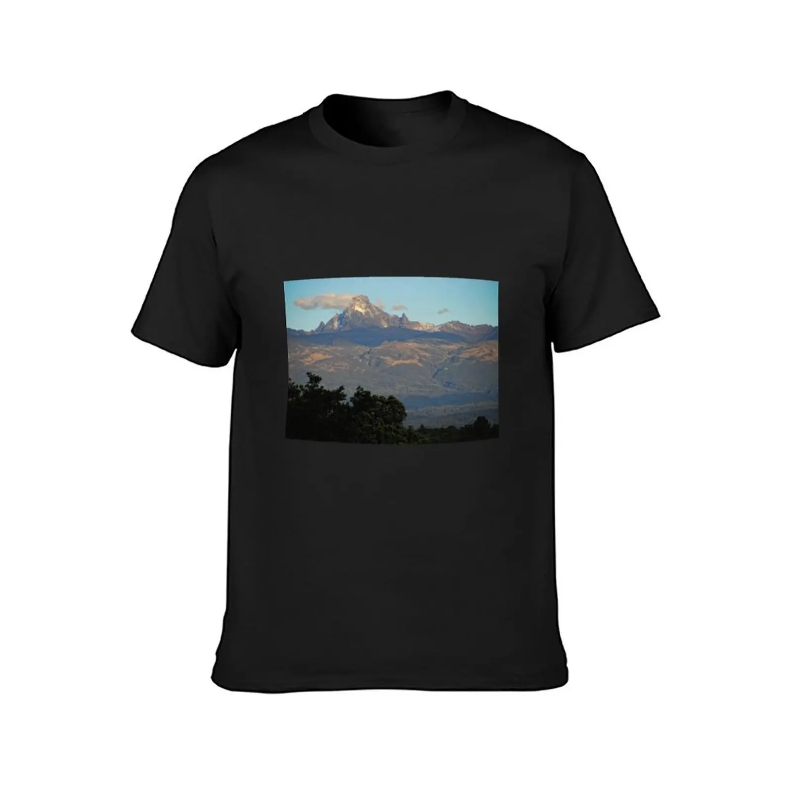 Mount Kenya T-Shirt cute clothes Short sleeve tee funnys men t shirts