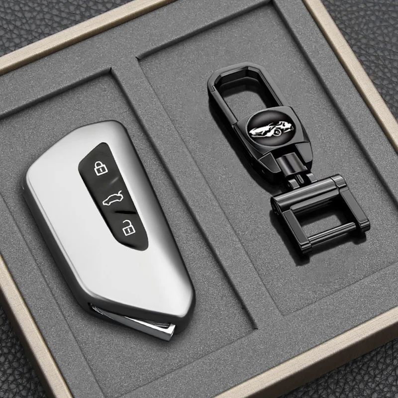 

Fashion TPU Car Remote Key Case Cover Shell Fob For VW Volkswagen Golf 8 2020 Skoda Octavia A8 2021 SEAT Leon MK4 Accessories