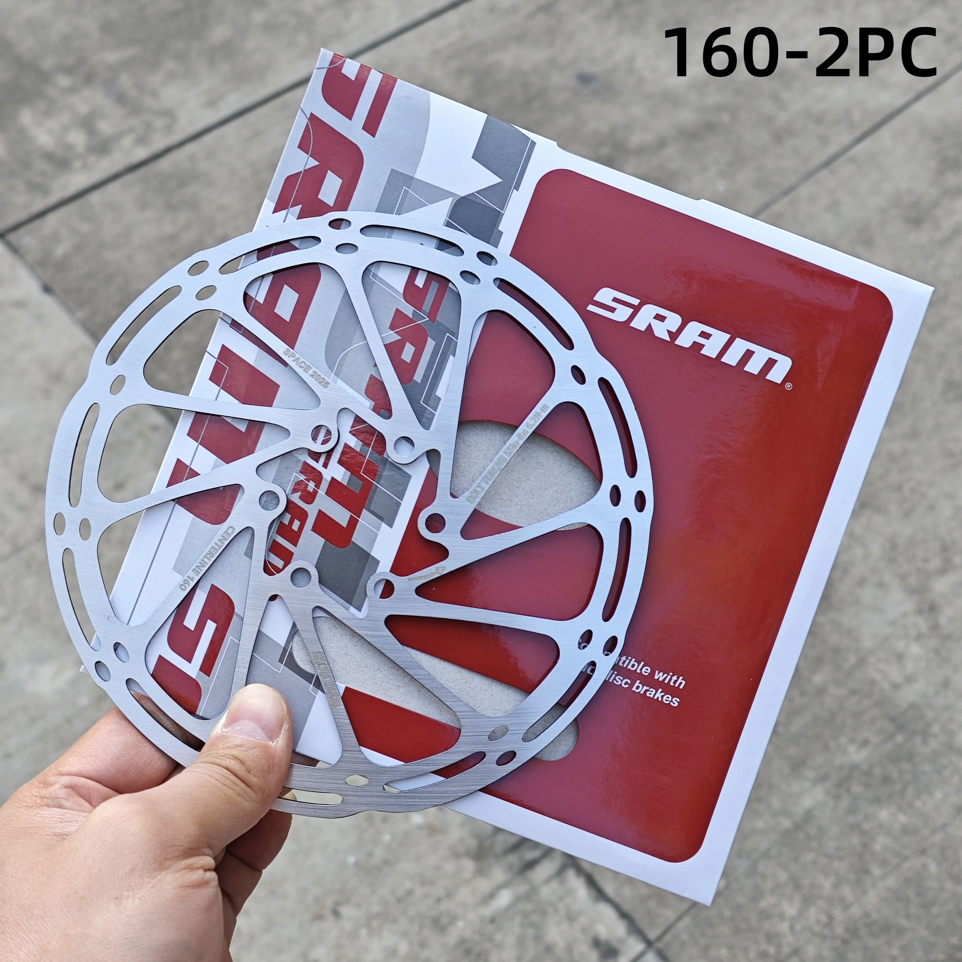MTB-Bremsrotor 140mm für SRAM Centerline Rotor Rennrad Hydraulische Scheibenbremse Rotor 160mm 180/203mm Mountainbike-Teil