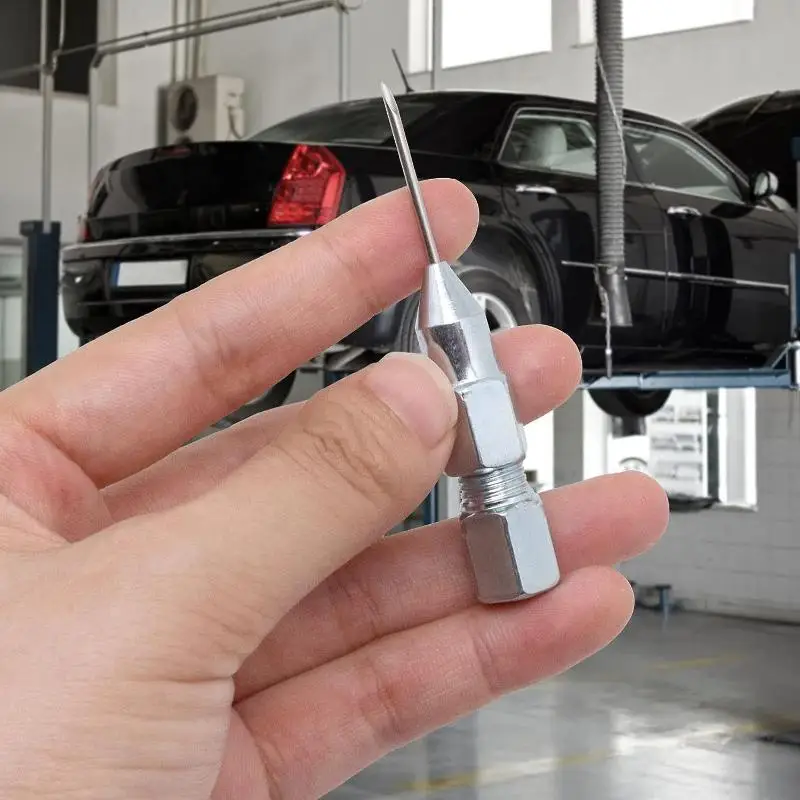 Removable Needle Nose Grease Head Sealed Leak-Proof Grease Nozzle Universal Fit for Automotive Garage Lubrication Use